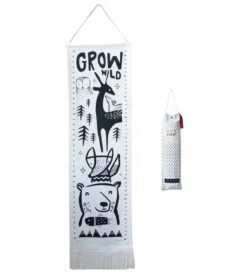 Wee Gallery Canvas Growth Chart - Woodland