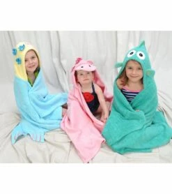 Yikes Twins Hooded Towel - Mermaid -Britax || Little Unicorn || Graco Shop yikes twins hooded towel mermaid 142