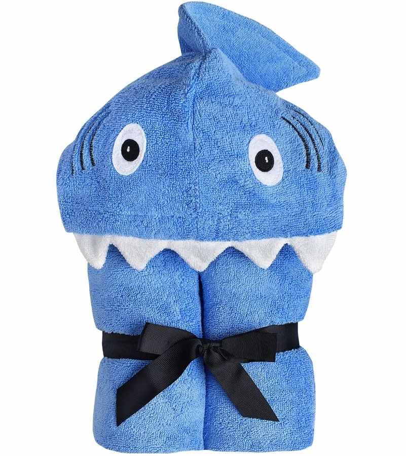 Yikes Twins Hooded Towel - Shark 1 Yikes Twins Hooded Towel - Shark