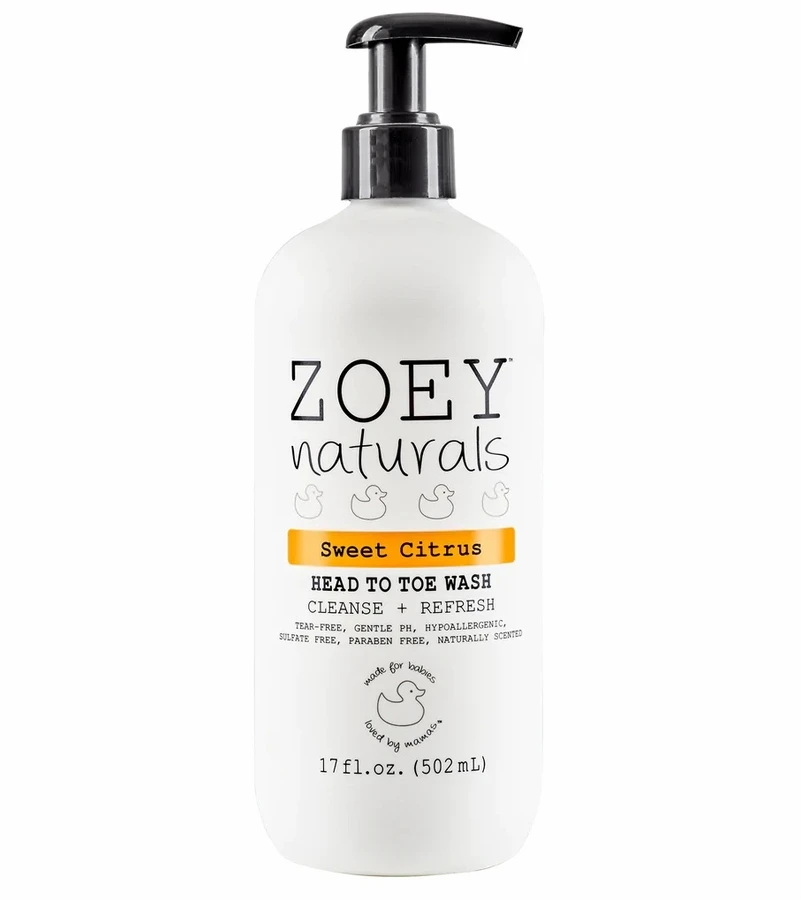 Zoey Naturals Head To Toe Wash - Sweet Citrus 1 Zoey Naturals Head To Toe Wash - Sweet Citrus