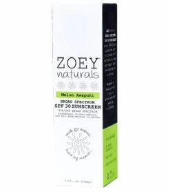 Zoey Naturals SPF 30 Sunscreen - Melon Awapuhi 5 Zoey Naturals SPF 30 Sunscreen - Melon Awapuhi -Britax || Little Unicorn || Graco Shop zoey naturals spf 30 sunscreen melon awapuhi 82