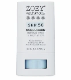 Zoey Naturals SPF 50+ Face & Body Stick - Fragrance Free